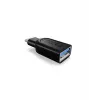 ICY BOX IB-CB003 USB 3.0 Type-C USB 3.0 Type-A musta