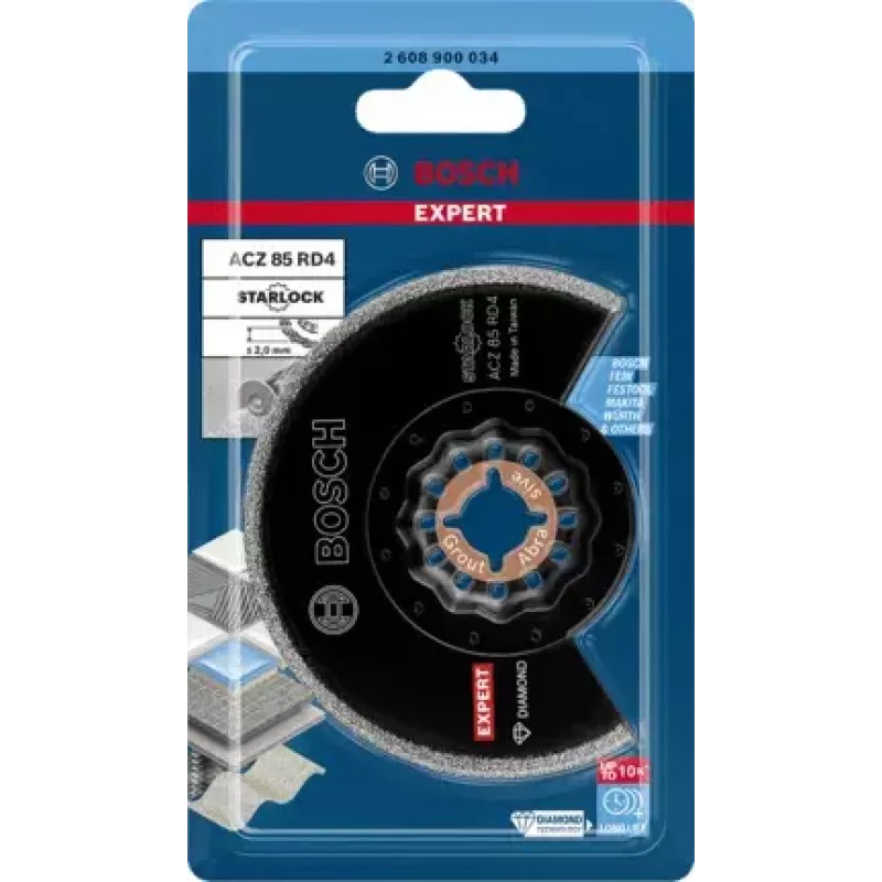 Bosch Expert ACZ 85 RD4 2 608 900 034 timanttisegmenttisahanterä, Grout + Abrasive, Ø 85 mm, leikkuuleveys 2 mm