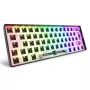 Mekaaninen kompakti 60 % -näppäimistö Sharkoon SKILLER SGK50 S4 — langallinen USB, QWERTY saksalainen asettelu, RGB-taustavalaistus, 1,5 m kaapeli, musta