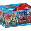 Playmobil rahtivarasto -setti PLAYMOBIL 70773 lastausrampilla ja trukilla