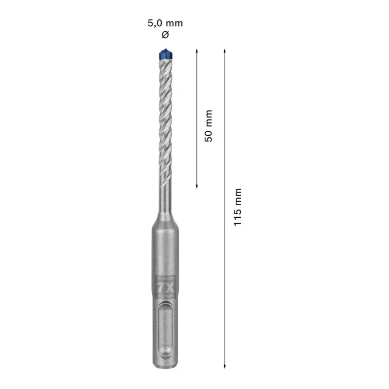 Pora Bosch SDS plus-7X 5 mm 115 mm