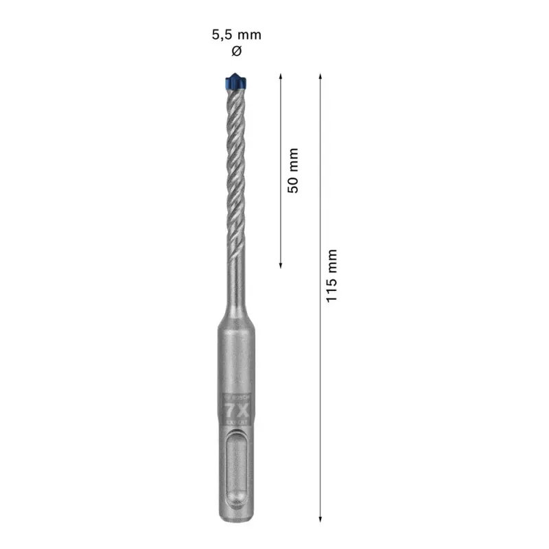 Pora Bosch SDS plus-7X 5,5 mm 115 mm