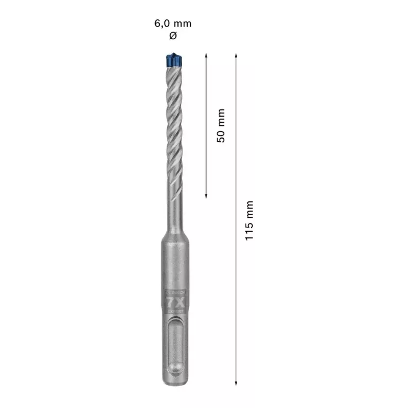 Pora Bosch SDS plus-7X 6 mm 115 mm