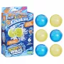 Vesipallot HASBRO Nerf Super Soaker Hydro Balls — sisäänrakennettu vesisäiliö, 6 kpl, muovi, sininen/keltainen, ikä 6+