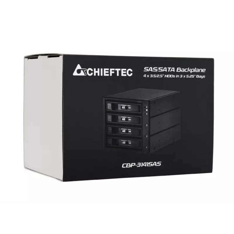 Chieftec CBP-3141SAS asemapaikan peitelevy musta