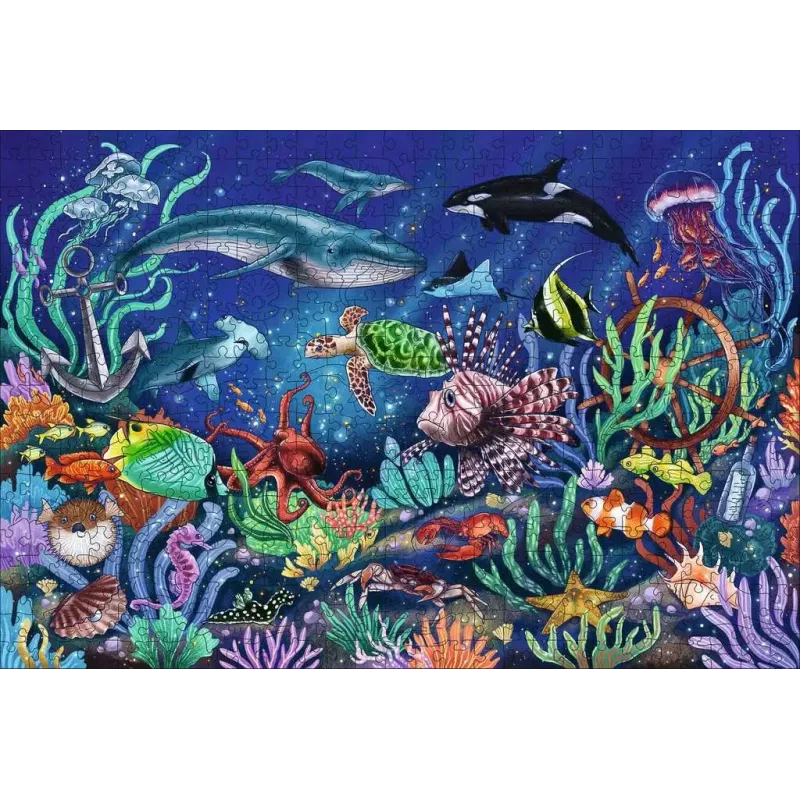 Ravensburger 17515 palapeli 500 palaa eläimet meren alla