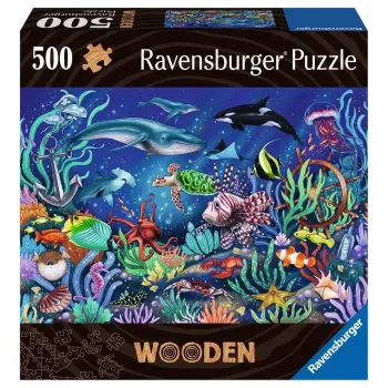 Ravensburger 17515 palapeli 500 palaa eläimet meren alla