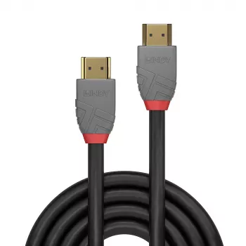 Lindy 0,5 m Ultra-High-Speed-HDMI-kaapeli, Anthra Line