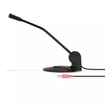 Lindy 3,5mm audiopöytämikrofoni, konferenssimikrofoni, 54 dB, 30 - 10000 Hz, 0.5 %, 2200 Ω, yksisuuntainen