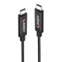 Lindy 5m aktiivinen USB 3.2 Gen 2 C/C -kaapeli, 5 m, USB C, USB C, USB 3.2 Gen 2 (3.1 Gen 2), 10 Gbit/s, musta
