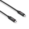 Lindy 5m aktiivinen USB 3.2 Gen 2 C/C -kaapeli, 5 m, USB C, USB C, USB 3.2 Gen 2 (3.1 Gen 2), 10 Gbit/s, musta