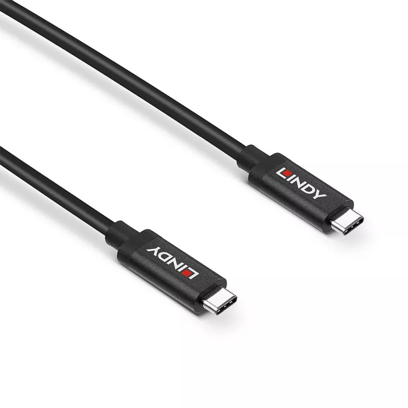 Lindy 5m aktiivinen USB 3.2 Gen 2 C/C -kaapeli, 5 m, USB C, USB C, USB 3.2 Gen 2 (3.1 Gen 2), 10 Gbit/s, musta