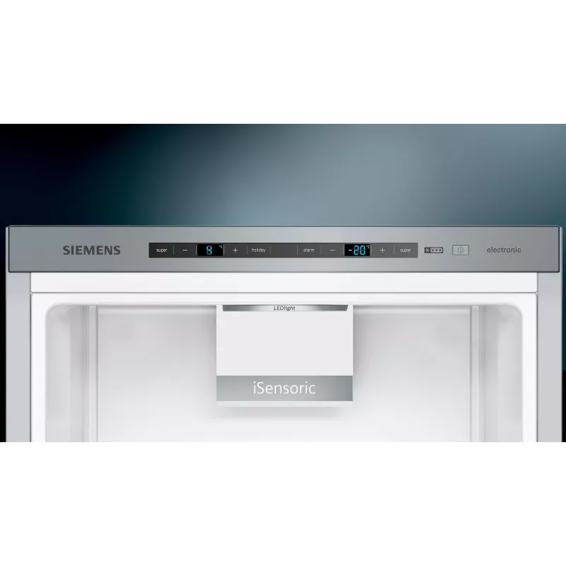 Siemens iQ500 KG39EAICA jää-pakastinyhdistelmä erillismalli 343 L hopea