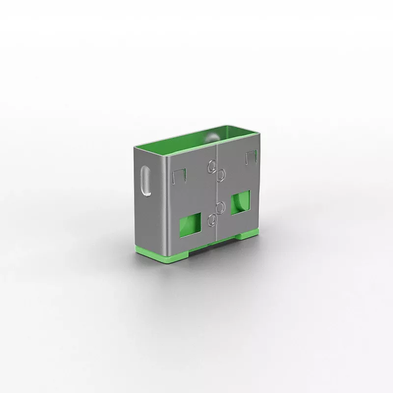 Lindy USB-porttitulppa (ilman avainta) – 10 kpl pakkaus, värikoodi: vihreä