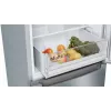 Bosch Serie 2 KGN33NLEB jääkaappipakastin, vapaasti seisova, 279 l, No Frost, E, ruostumaton teräs