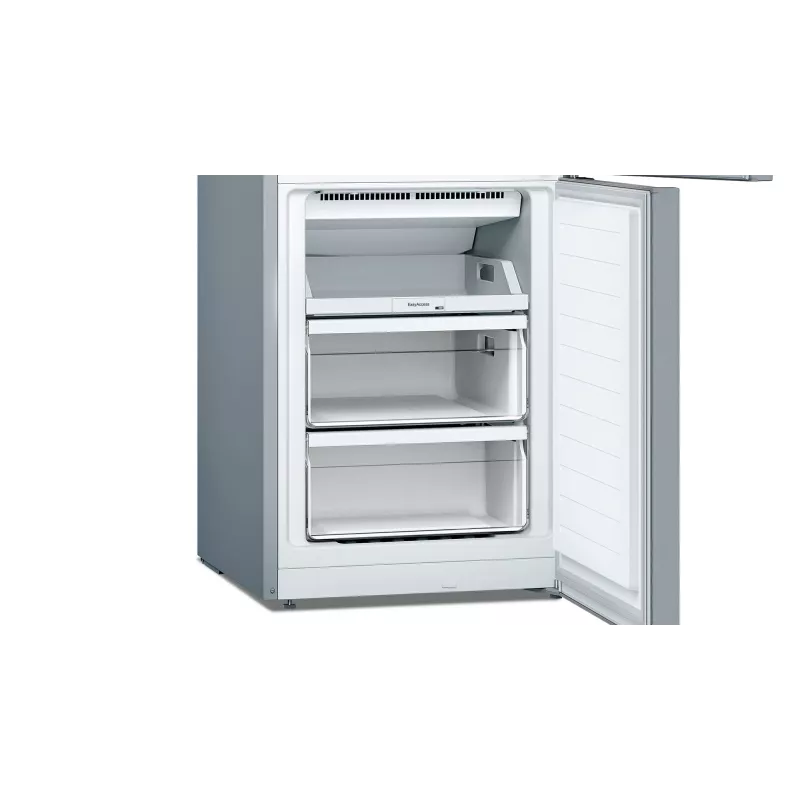 Bosch Serie 2 KGN33NLEB jääkaappipakastin, vapaasti seisova, 279 l, No Frost, E, ruostumaton teräs