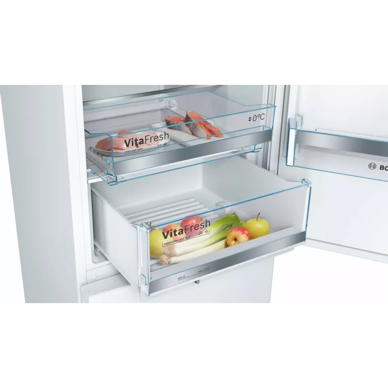 Bosch Serie 6 KGE36AWCA jää-pakastinyhdistelmä vapaasti seisova 308 l valkoinen