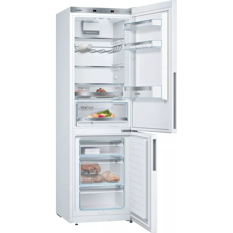 Bosch Serie 6 KGE36AWCA jää-pakastinyhdistelmä vapaasti seisova 308 l valkoinen