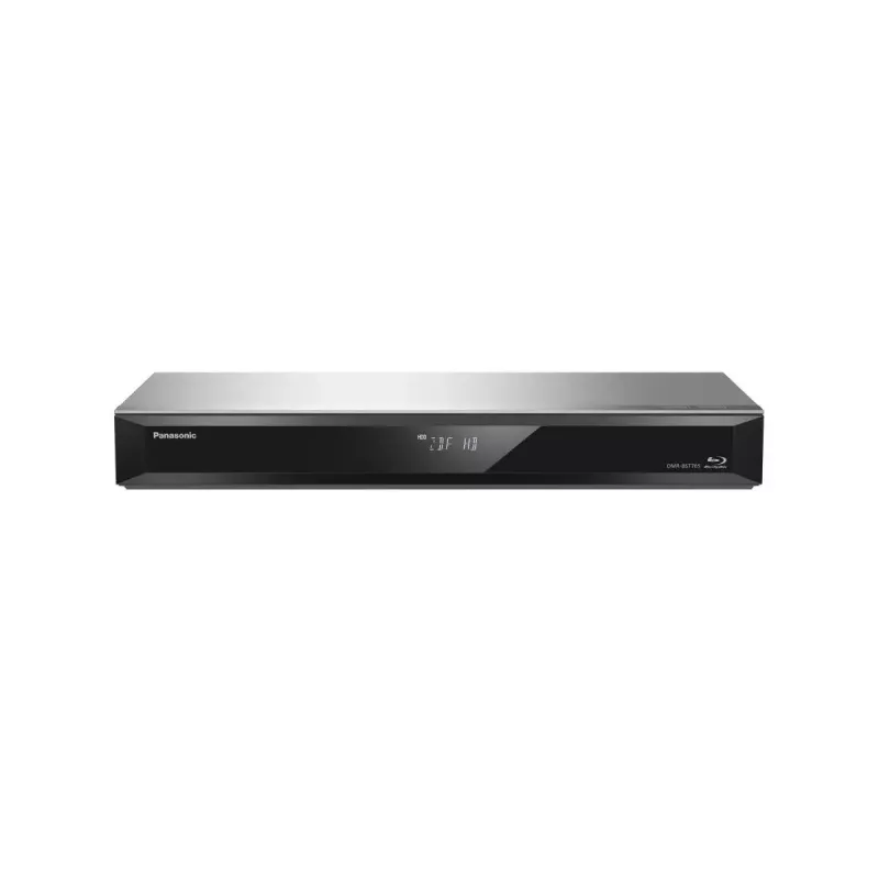 Panasonic DMR-BST765AG 3D Blu-ray-tallennin 500 Gt:n kiintolevyllä, hopea/musta