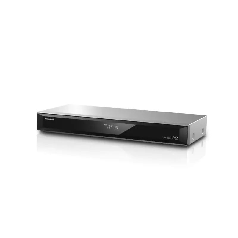 Panasonic DMR-BST765AG 3D Blu-ray-tallennin 500 Gt:n kiintolevyllä, hopea/musta