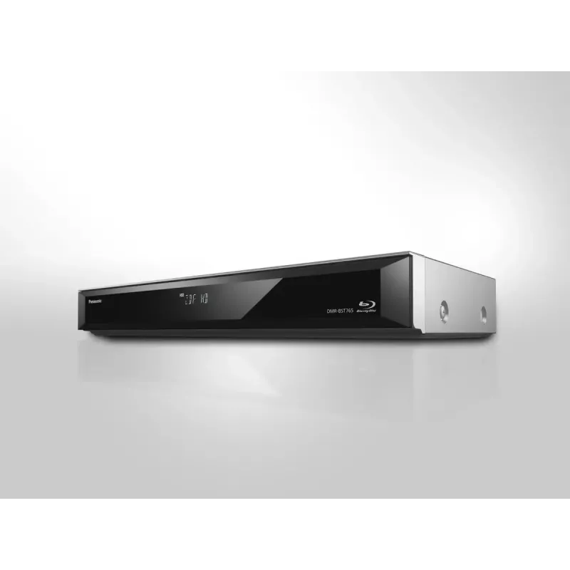 Panasonic DMR-BST765AG 3D Blu-ray-tallennin 500 Gt:n kiintolevyllä, hopea/musta