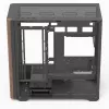 Mini Tower -tietokonekotelo Aerocool D301A musta puu ATX-virtalähde