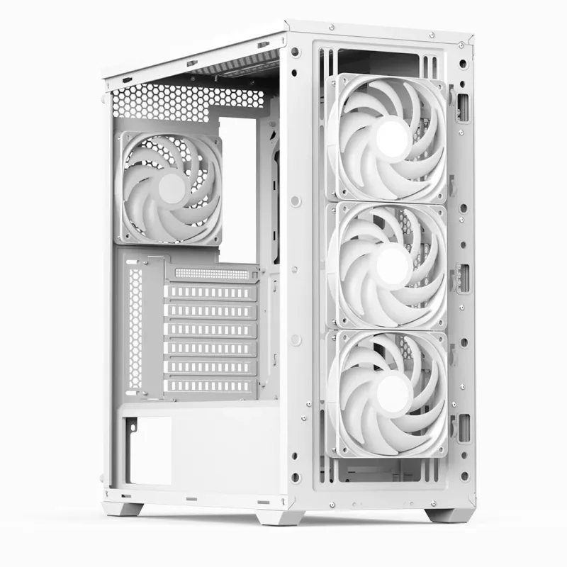 Aerocool D502A Midi Tower valkoinen