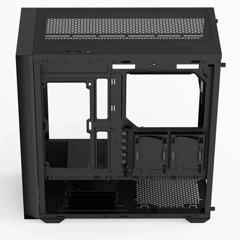 Aerocool D502A Midi Tower musta