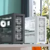 Aerocool D502A Midi Tower musta