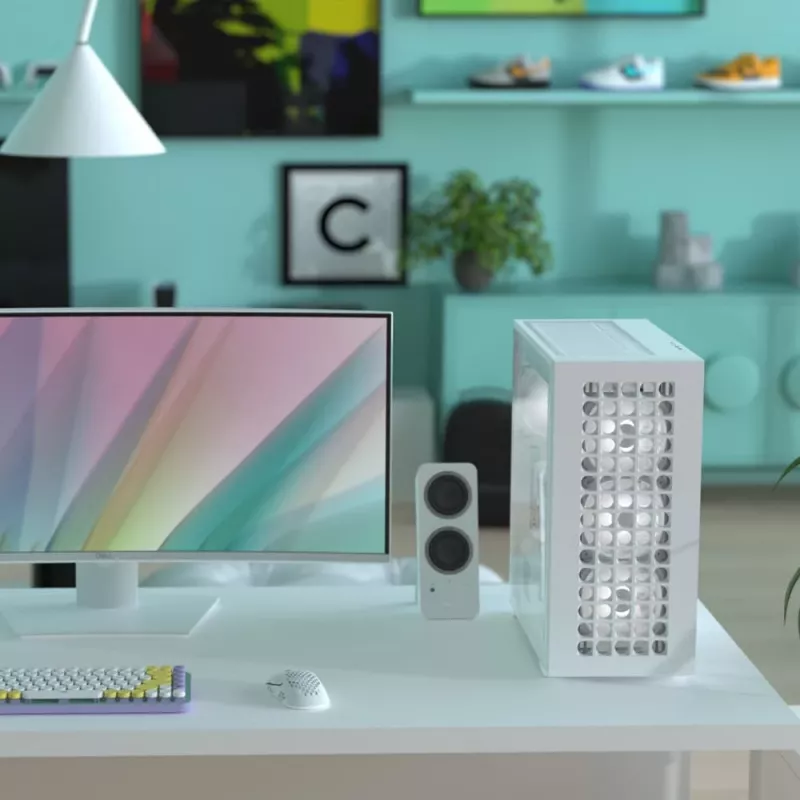 Aerocool D502A Midi Tower musta