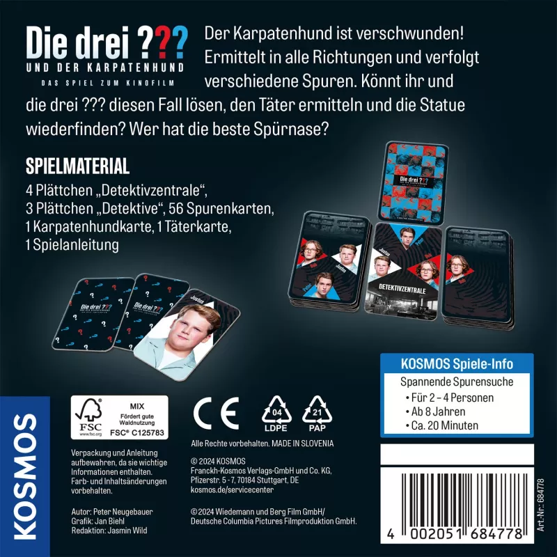 Kosmos 46234735 lautapeli/korttipeli 20 min etsivä
