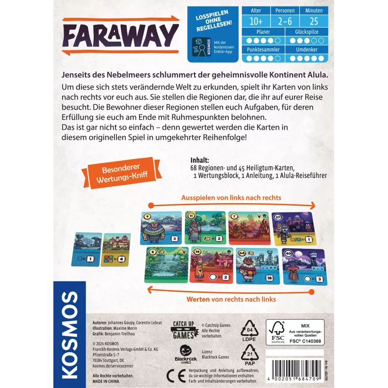 Kosmos Faraway 25 min korttipeli