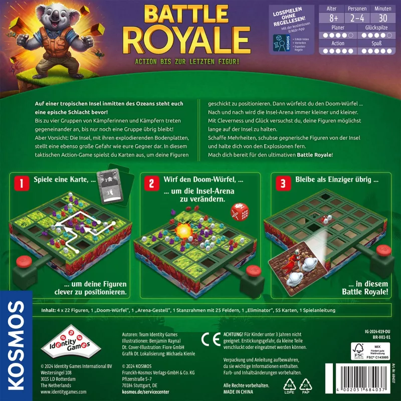 Kosmos Battle Royale 30 min lautapeli taktinen