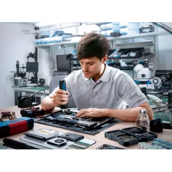 Bosch GO 3 Professional 06019H2201 akkuruuvinväännin, 3,6 V, 360 kierr./min, 1/4 tuumaa, minikotelossa, sininen/musta