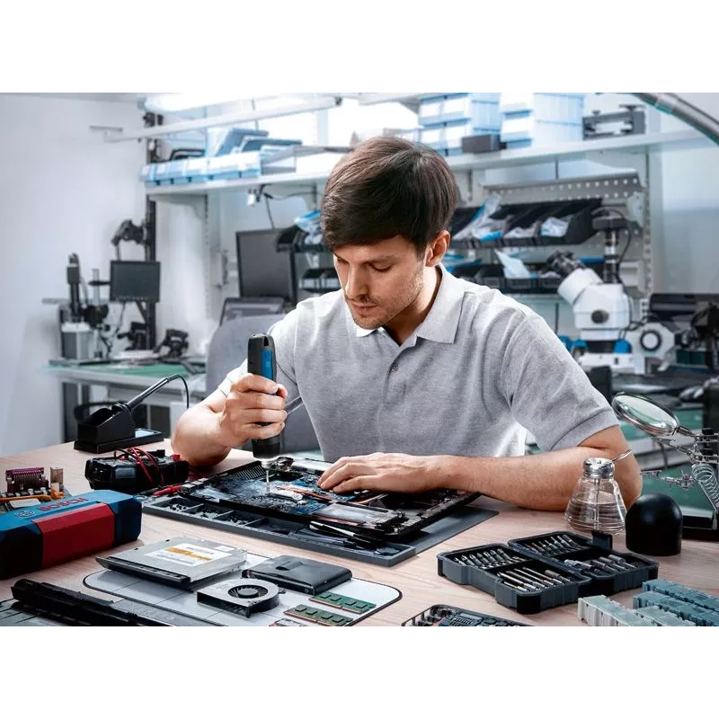 Bosch GO 3 Professional 06019H2201 akkuruuvinväännin, 3,6 V, 360 kierr./min, 1/4 tuumaa, minikotelossa, sininen/musta