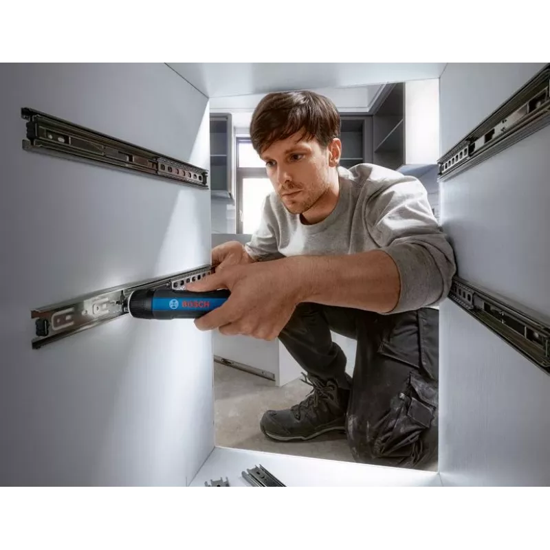 Bosch GO 3 Professional 06019H2201 akkuruuvinväännin, 3,6 V, 360 kierr./min, 1/4 tuumaa, minikotelossa, sininen/musta