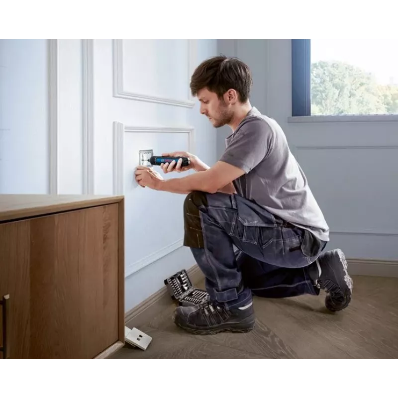 Bosch GO 3 Professional 06019H2201 akkuruuvinväännin, 3,6 V, 360 kierr./min, 1/4 tuumaa, minikotelossa, sininen/musta