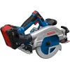 Bosch GKS 18V-57-2 GX Professional 06016C1001 akkukäyttöinen käsipyörösaha, 18 V, 165 mm terä, 20 mm reikä, solo (ilman akkua ja laturia), L-BOXX-kotelossa, sininen/musta