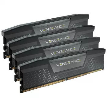 CORSAIR muisti 64 GB - DDR5 (4x16 GB) DRAM 6400 MT/s CL32 muistisarja - musta Vengeance