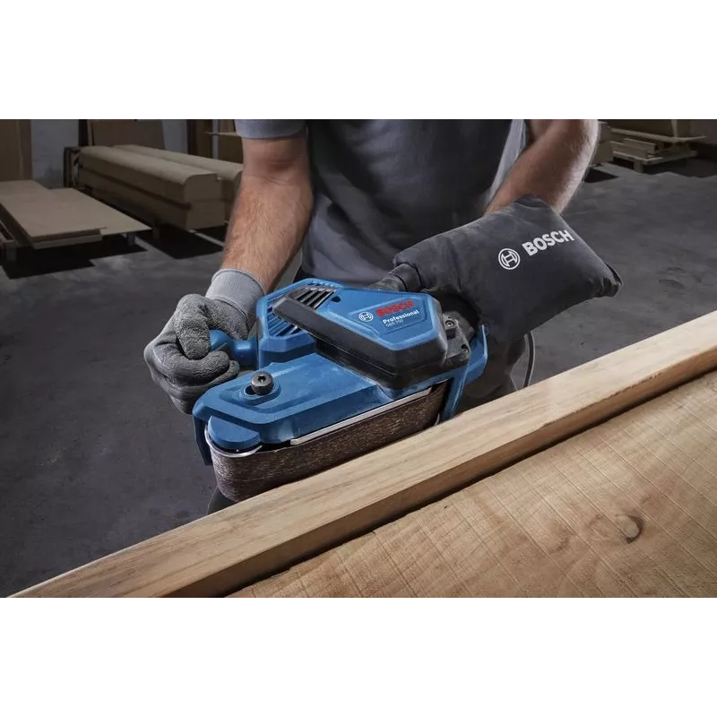 Bosch GBS 750 Professional nauhahiomakone musta, sininen 850 W