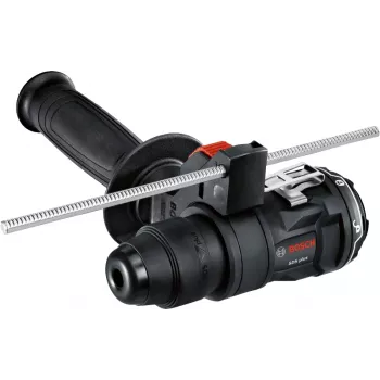 Bosch GFA 12-H Professional 1600A024LN FlexiClick poravasaralisäosa, SDS-plus, syvyysrajoittimella ja lisäkahvalla, GSR 12V-15 FC / 12V-35 FC -malleille, musta