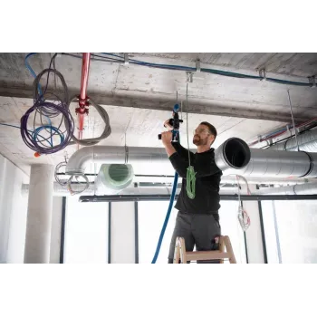 Bosch GFA 12-H Professional 1600A024LN FlexiClick poravasaralisäosa, SDS-plus, syvyysrajoittimella ja lisäkahvalla, GSR 12V-15 FC / 12V-35 FC -malleille, musta