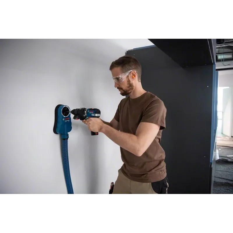 Bosch GFA 12-H Professional 1600A024LN FlexiClick poravasaralisäosa, SDS-plus, syvyysrajoittimella ja lisäkahvalla, GSR 12V-15 FC / 12V-35 FC -malleille, musta