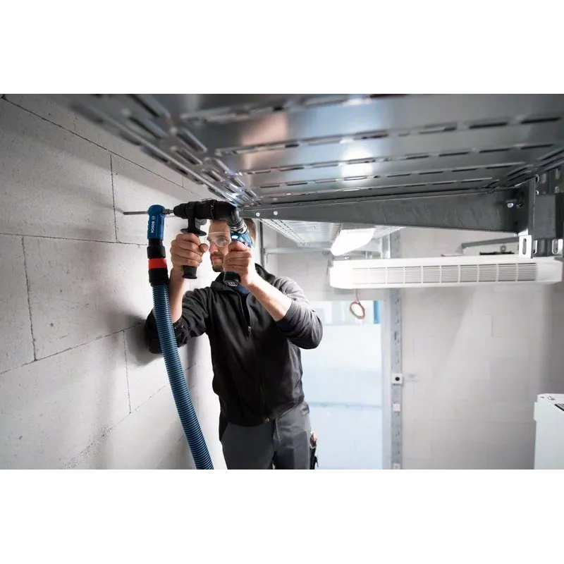 Bosch GFA 12-H Professional 1600A024LN FlexiClick poravasaralisäosa, SDS-plus, syvyysrajoittimella ja lisäkahvalla, GSR 12V-15 FC / 12V-35 FC -malleille, musta