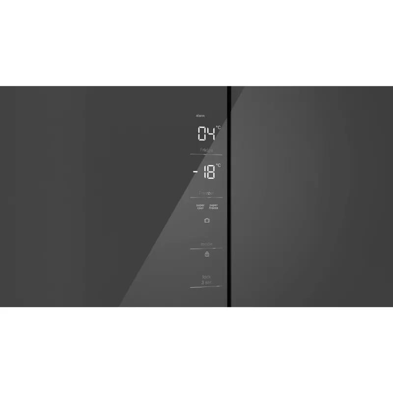 Bosch Serie 4 KMC85LEEA Side-by-Side-jääkaappi vapaasti seisova 547 L harmaa
