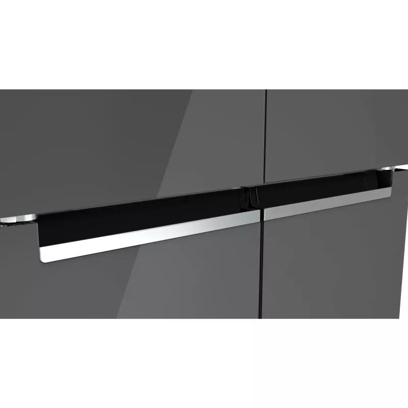 Bosch Serie 4 KMC85LEEA Side-by-Side-jääkaappi vapaasti seisova 547 L harmaa