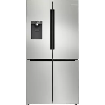Bosch Serie 6 KFI96APEA Side-by-Side-jääkaappi vapaasti seisova 574 L harjattu ruostumaton teräs