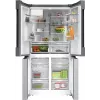 Bosch Serie 6 KFI96APEA French Door -jääkaappipakastin, 574 l (375 l jääkaappi + 199 l pakastin), energialuokka E, Home Connect, harjattu ruostumaton teräs