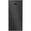 Bosch Serie 8 KGP86AXB0N vapaasti seisova jääkaappipakastin, 621 l (419 l jääkaappi + 202 l pakastin), energialuokka B, 186 cm, Home Connect, musta ruostumaton teräs