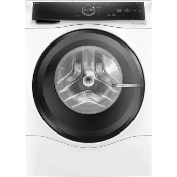 Bosch Serie 8 WNC254A40 pesukone-kuivausrumpu vapaasti seisova edestä täytettävä valkoinen